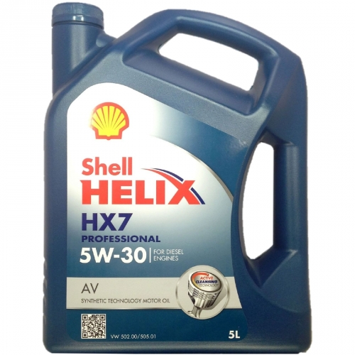 5 Liter Shell Helix HX7 Professional AV 5W-30