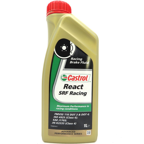 1 Liter Castrol React SRF Racing Synthetische High-Performance Bremsflssigkeit 