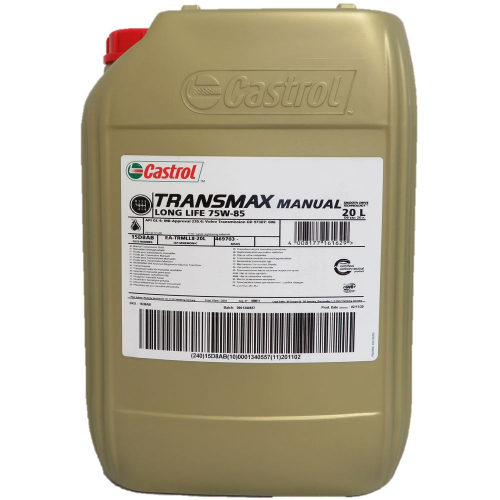 20 Liter Castrol Transmax Manual Long Life 75W-85