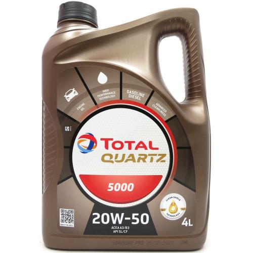 4 Liter Total Quartz 5000 20W-50